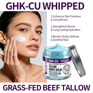 Bálsamo de Sebo de Res y Miel GHK-CU Vegano Orgánico de 60g, Hidratante Profundo, Nutritivo, Reafirmante para el Cuidado de la Piel, en Oferta - Product Image 3