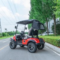 Voiturette de golf électrique 2 places économique, type Club Car Power Glide, ATV UTV, grande capacité, pour zone touristique