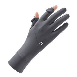 Women's Sun Protection <b>Gloves</b> <b>Thin</b> Lightweight UV Protection Breathable Non Slip Outdoor Cycling Riding Fishing Ice Silk - Product Image 3