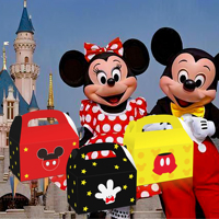 Personnalisée Mickey Minnie Thème Partie Cadeau Gâteau Boîte De Papier Goodies pour Articles De Fête