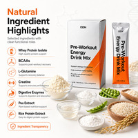Poudre de remplacement de repas riche en protéines OEM pour le soutien quotidien de la vitalité et du mode de vie actif, formule personnalisée, étiquette d'usine