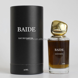 Custom Luxury clear Empty Crimp Round Perfume Spray <b>Bottle</b> 30ml 50ml 100ml Glass Perfume <b>Bottle</b> with Box and Gold Cap - Product Image 4