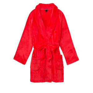 סיטונאי Custom חורף הלבשת בגד קטיפה הלבשת חלוק קימונו חלוק חורף נשים צמר פיג 'מה גלימות - Product Image 5