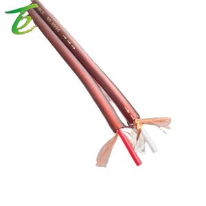 純粋な銅製の2列ケーブル、ダブルパラレルRCA Lotusオーディオケーブル、2対2パワーアンプケーブル、3.5 1分2スピーカー - Product Image 3