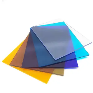 Alands-实心pc紫外线屋面板/定制lex固体聚碳酸酯pc板/pc阳光板板