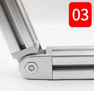 2020 3030 4040 cadre <span class=keywords><strong>de</strong></span> profil d'extrusion d'aluminium réglable connecteur d'angle <span class=keywords><strong>de</strong></span> 180 degrés poignée vis <span class=keywords><strong>Triangle</strong></span> support Joint <span class=keywords><strong>de</strong></span> Pivot - Product Image 6