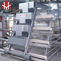 Jaula Avanzada YiFeng de Nueva Generación para Gallinas Ponedoras, de Alambre de Acero de Bajo Carbono, Modelo YF-A120/YF-A160, Fabricada en Henan, China