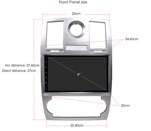 Reproductor multimedia de dvd y vídeo para coche, con android, pantalla táctil, navegación gps, <span class=keywords><strong>radio</strong></span> Estéreo, compatible con playstore, para Chrysler 300C - Product Image 4