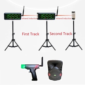 YIZHI Multiple Runners Speed Timer Laser Sensor Track Timing Gates Race System Clock For Running Roller Skating Competitions - Product Image 4