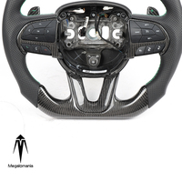 Volant en fibre de carbone véritable pour Dodge SRT Charger Challenger SRT HELLCAT 2015-2024, volant de course
