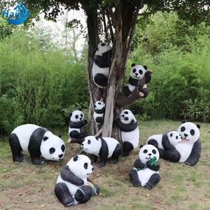 Scultura in Resina a Grandezza Naturale, Ornamento <span class=keywords><strong>di</strong></span> Personaggi Animali Cartoon, <span class=keywords><strong>Immagine</strong></span> <span class=keywords><strong>di</strong></span> Film, Mascotte, Sculture <span class=keywords><strong>di</strong></span> Panda Carine - Product Image 3