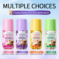 Déodorant Roll-on Unisexe OEM SADOER Little Bear Floral Fragrance, Rafraîchissant, Anti-odeur, Longue Durée, Anti-transpirant
