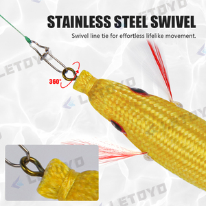 Mồi câu mực giả phát sáng 10g hình tôm, mồi câu mực giả bằng gỗ, mồi câu mực giả hình tôm - Product Image 4