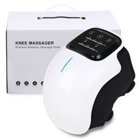 Lange Akkulaufzeit Kabelloses Heiz-Kniemassagegerät mit Mehreren Temperaturmodi Haushalts-Wärmemassagegerät für Erwachsene