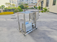 Table de mélange ergonomique améliorée pour poudres et liquides, démonstration complète de fonctionnement