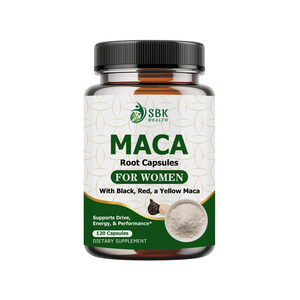 Cápsulas de Raíz de Maca de Alta Calidad para Mujeres con Maca Negra, Roja y Amarilla, Apoyo al Bienestar Femenino, Energía, Estado de Ánimo y Libido - Product Image 1