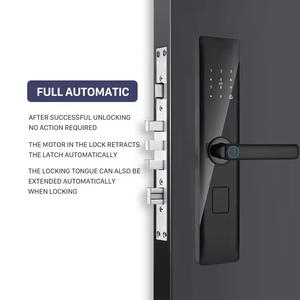 Tuya App Wifi thông minh vân tay khóa cửa Keyless màn hình cảm ứng điện cổng cho cửa gỗ với đám mây dữ liệu lưu trữ tùy chọn - Product Image 3
