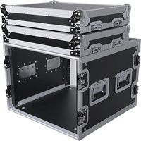 Flight Case d'Amplificateur Vertical 8U Personnalisé Robuste à Usage Intensif