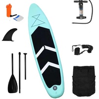Tabla de Paddle Surf Inflable (SUP) ESUP, Material de PVC/ABS con Tecnología Drop Stitch, Ecológica, Kit de Reparación de Bomba, para Surfear en el Océano