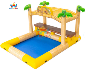 Bar Flotante Inflable para Piscina, Diseño de Palmera, Calidad Comercial, para Fiestas en la Piscina y Eventos en la Playa - Product Image 2