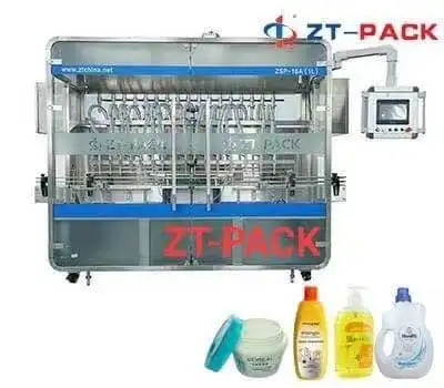 Automatic Cosmetic Cream Bottle Jar Filler Equipment Production Line Shower Gel Hair Conditioner Shampoo Filling Machines