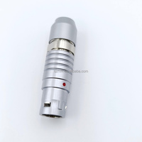 Compatible con conector de aviación de Metal Circular de la serie B, enchufe de equipo médico, tapón de rosca de tipo desenchufado