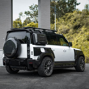 Piezas de carrocería de modificación de coche, kits de bengalas de guardabarros de fibra de carbono, ceja de rueda de cuerpo ancho para <span class=keywords><strong>Land</strong></span> <span class=keywords><strong>Rover</strong></span> <span class=keywords><strong>Defender</strong></span> 2023 2024 - Product Image 6