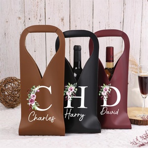 Bolsa <span class=keywords><strong>de</strong></span> vino con flor <span class=keywords><strong>de</strong></span> nacimiento grabada con mucho cuidado, regalos promocionales personalizados para clientes leales y clientes <span class=keywords><strong>de</strong></span> alto valor. - Product Image 1