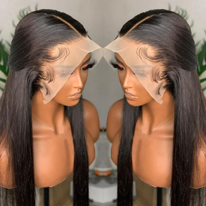 Недорогие бразильские парики из натуральных волос на фронтальной сетке для черных женщин, бесклеевые, фронтальные парики из натуральных волос, волнистые волосы - Product Image 1