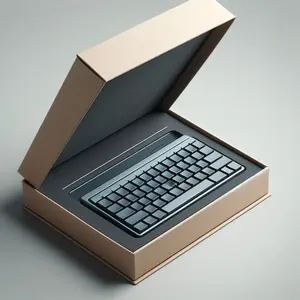 अनुकूलित पर्यावरण अनुकूल कार्डबोर्ड कीकैप्स बॉक्स क्राफ्ट कीबोर्ड केस पैकेजिंग कैडौ उपभोक्ता इलेक्ट्रॉनिक्स कीबोर्ड पेपर बॉक्स