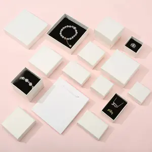イヤリングリングネックレスギフト包装用の創造的なカスタムウェディングギフトジュエリー包装紙箱