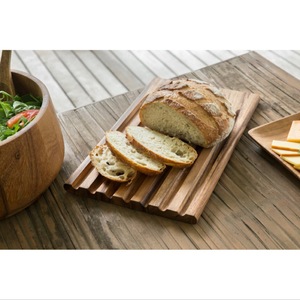 Planche à découper en bois rectangulaire moyenne avec poignée pour steak, sushi, pain, pâtisserie - Product Image 4