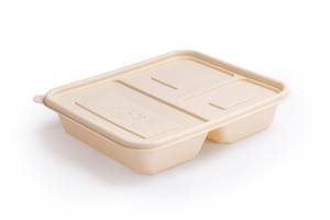 Pulpa de maíz biodegradable, respetuosa con el medio ambiente, contenedores para comida, almuerzo, ensalada, cajas de almacenamiento - Product Image 6