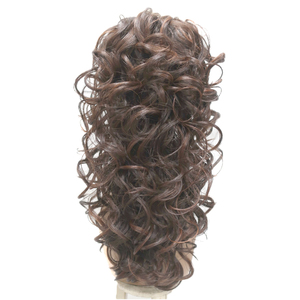 Coletas con cordón para mujer, extensiones <span class=keywords><strong>de</strong></span> cabello <span class=keywords><strong>de</strong></span> tamaño largo con ondas <span class=keywords><strong>de</strong></span> cuerpo recto, coleta con cierre, flequillo, <span class=keywords><strong>postizo</strong></span> <span class=keywords><strong>de</strong></span> flecos, novedad - Product Image 5