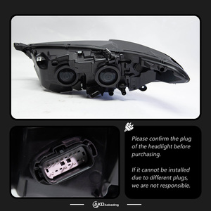Feux de voiture AKD pour <span class=keywords><strong>Ford</strong></span> Fusion, phares 2017-2020, phares LED Mondeo, signal dynamique, animation DRL, modèles BMW modifiés - Product Image 4