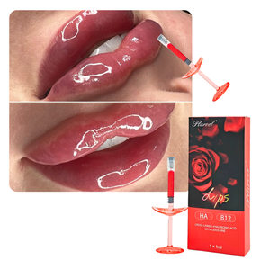 Gel de comblement pour lèvres rouge le plus populaire 1ml pour l'hydratation et l'<span class=keywords><strong>augmentation</strong></span> du volume <span class=keywords><strong>des</strong></span> lèvres, comblement dermique HA pour le volume <span class=keywords><strong>des</strong></span> lèvres, couleur rouge HA+VB12 - Product Image 1
