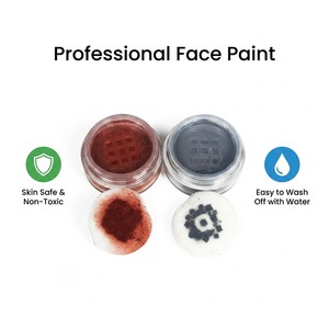 Maquillage professionnel <span class=keywords><strong>zombie</strong></span>, effets spéciaux, peinture pour le visage en poudre, respectueuse de la peau, non toxique, ensemble de peinture pour le visage et le corps pour SFX Cosplay - Product Image 4
