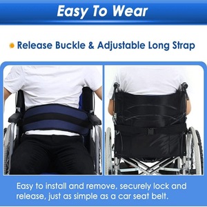 Sangles de harnais de ceinture de sécurité pour fauteuil roulant - Product Image 5
