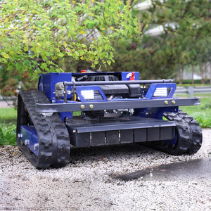 เครื่องตัดหญ้าแบบขับเคลื่อนด้วยตัวเอง รุ่น 550 ควบคุมด้วยรีโมท แบบตีนตะขาบ สำหรับทุกสภาพพื้นผิว ล้อคู่ พร้อมอุปกรณ์กวาดหิมะเสริมแบบปรับกำลังได้ - Product Image 3