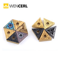 WENCERL Plaquettes de tournage CNC en carbure pour tournage sur tour TPGH TCMT TNMG 220408 220412 160408 TNMG 1.2 CQ pour acier inoxydable