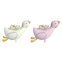 Ballons en aluminium mignons sur le thème de la canardière sauvage pour parents et enfants, décorations de fond pour fête d'anniversaire d'enfants