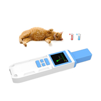 Escáner de microchip térmico RFID de 125Khz 134.2Khz ISO11784/5 FDX-A FDX-B HDX para mascotas, lector portátil de microchip para establos de caballos