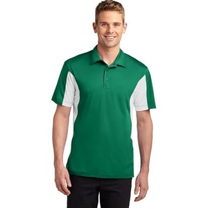 Camiseta de Golf de Manga Corta de Secado Rápido para Hombre, Corte Regular, Tejido de Punto que Absorbe la Humedad con Diseño de Estampado Ligero de Seda - Product Image 1