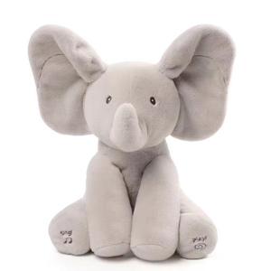 Giocattolo Elettrico Peluche Elefantino con Testa Sollevabile e Musica Peek-a-boo 31-50cm per Bambini (7-14 anni) Spedizione Gratuita Vendita all'Ingrosso - Product Image 5