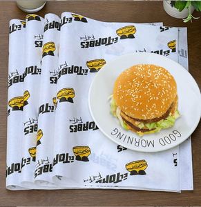 Papel Antigrasa Desechable Personalizable con Revestimiento de PE a Prueba de Aceite para Envolver Hamburguesas, Sándwiches, Galletas, Pan y Alimentos - Product Image 3
