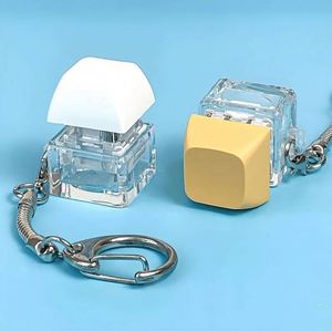 Christmas Gift Stress Relief Figure Keycap <b>Keychain</b> Mechanical Key <b>Fidget</b> for <b>Keychain</b> Decompression Toys - Product Image 2