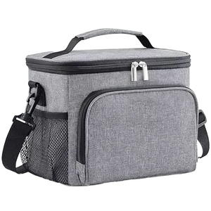 Sac isotherme pour déjeuner avec bandoulière réglable, boîte à <span class=keywords><strong>lunch</strong></span> réutilisable pour hommes et femmes, sac à <span class=keywords><strong>lunch</strong></span> isotherme pour pique-nique, boîte à <span class=keywords><strong>lunch</strong></span> étanche - Product Image 1