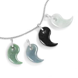 Natural <b>emerald</b> chime <b>pendant</b> in three-dimensional form, ice-grade jade jewelry <b>pendant</b>, S925 silver necklace - Product Image 3