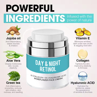 Crème Visage au Rétinol OEM ODM Marque Privée Crème Visage Anti-Acné Élimination des Taches Brunes Vitamine A Crème Visage Naturelle