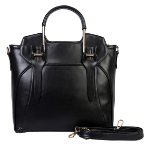 Sac à main en similicuir pour femme avec détail pompon avant, fermeture éclair robuste, compartiment principal spacieux, sac à bandoulière pour usage quotidien - Product Image 3